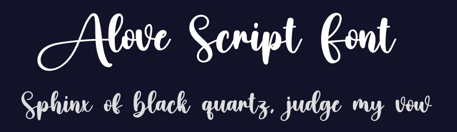 Alove Script Font by creativeletter — Script Handwritten Font — thumbnail 2
