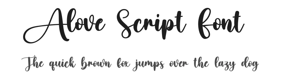 Alove Script Font by creativeletter — Script Handwritten Font