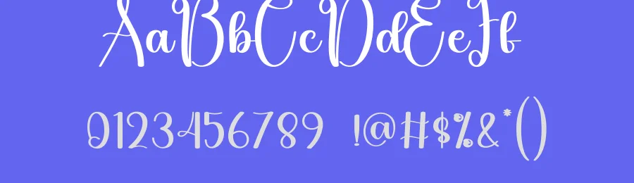 Alphabet Calligraphy Font by creativeletter — Script Handwritten Font — thumbnail 3