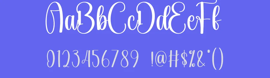 Alphabet Calligraphy Font by creativeletter — Script Handwritten Font — thumbnail 3