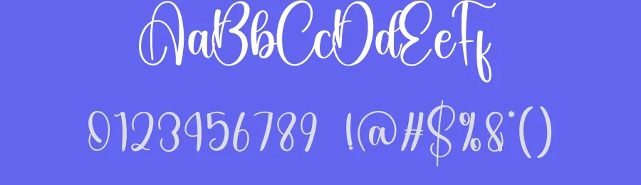 Alphabet Calligraphy Font by creativeletter — Script Handwritten Font — thumbnail 3