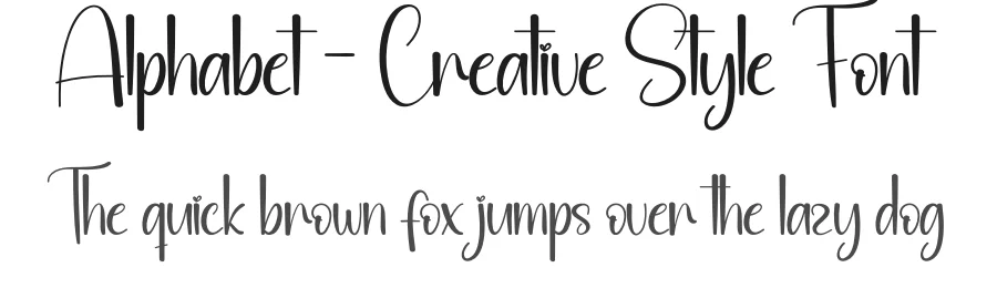 Alphabet – Creative Style Font by andikastudio — Display Font