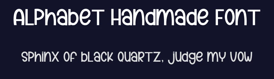 Alphabet Handmade Font by inermediaSTUDIO — Display Font — thumbnail 2