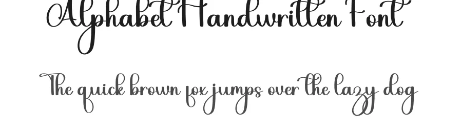 Alphabet Handwritten Font by inermediaSTUDIO — Script Handwritten Font