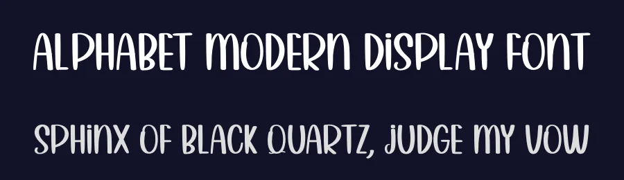 Alphabet Modern Display Font by inermediaSTUDIO — Display Font — thumbnail 2