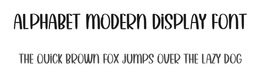 Alphabet Modern Display Font by inermediaSTUDIO — Display Font