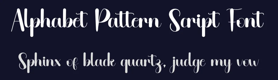 Alphabet Pattern Script Font by inermediaSTUDIO — Script Handwritten Font — thumbnail 2
