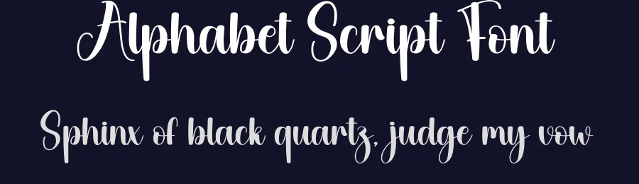 Alphabet Script Font by creativeletter — Script Handwritten Font — thumbnail 2