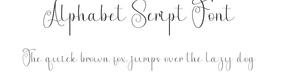 Alphabet Script Font by andikastudio — Script Handwritten Font
