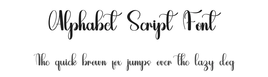 Alphabet Script Font by inermediaSTUDIO — Script Handwritten Font