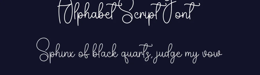 Alphabet Script Font by creativeletter — Script Handwritten Font — thumbnail 2