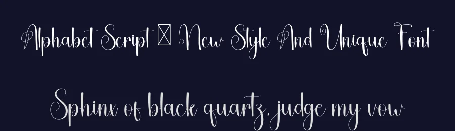 Alphabet Script – New Style And Unique Font by freshtypeink — Script Handwritten Font — thumbnail 2