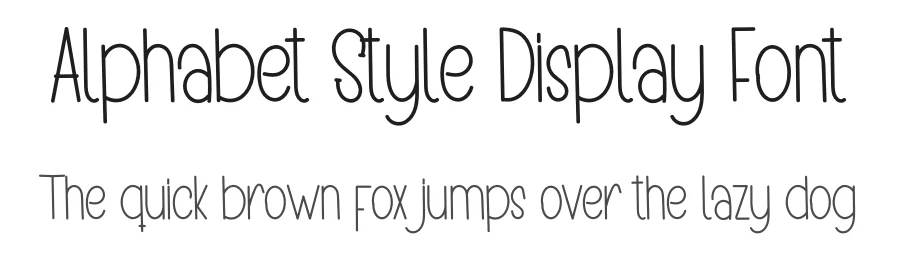 Alphabet Style Display Font by inermediaSTUDIO — Display Font