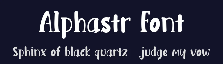Alphastr Font by Tera Asset Garage — Display Font — thumbnail 2