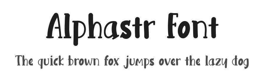 Alphastr Font by Tera Asset Garage — Display Font