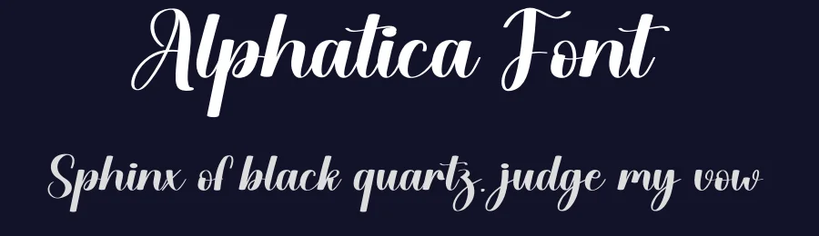 Alphatica Font by creativeletter — Script Handwritten Font — thumbnail 2