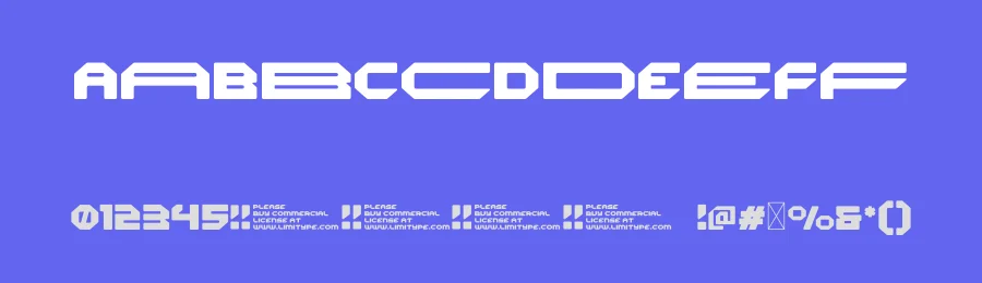 Alphatron – Futuristic Font by limitype — Decorative Font — thumbnail 3