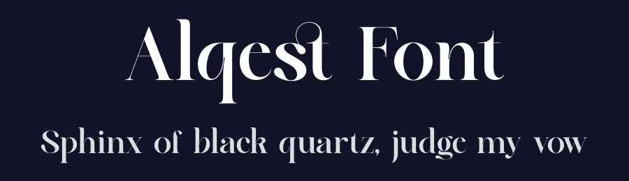 Alqest Font by zaain type — Serif Font — thumbnail 2