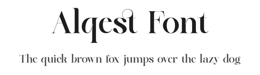 Alqest Font by zaain type — Serif Font