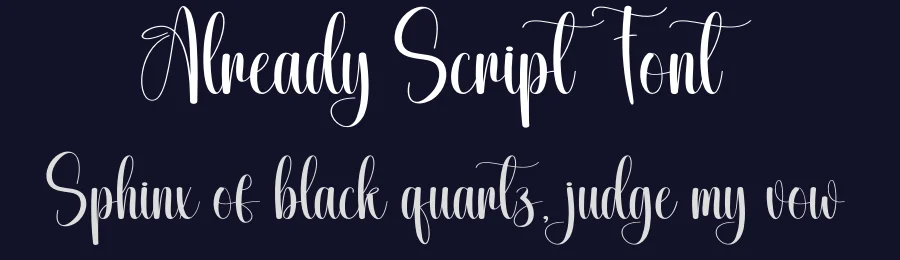 Already Script Font by creativeletter — Script Handwritten Font — thumbnail 2