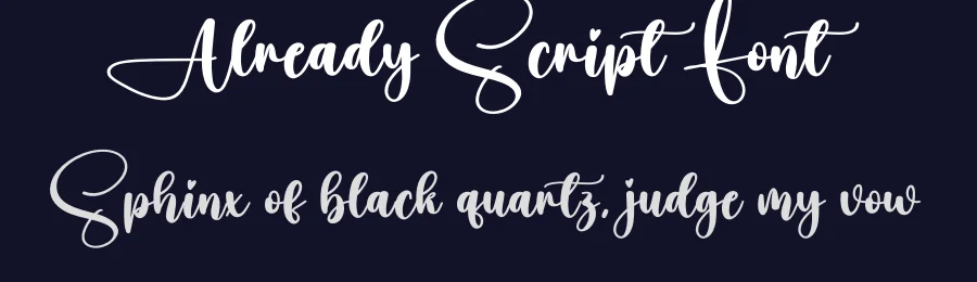 Already Script Font by creativeletter — Script Handwritten Font — thumbnail 2