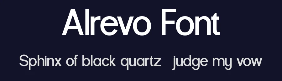 Alrevo Font by Flawless And Co — Sans Serif Font — thumbnail 2