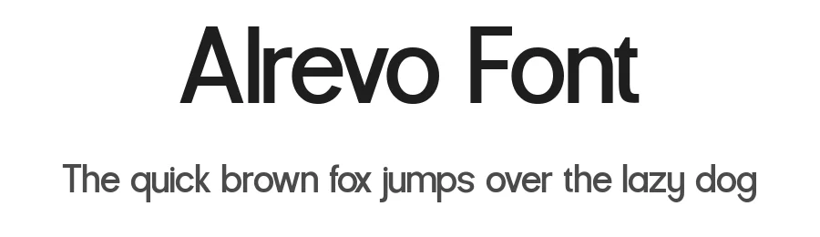 Alrevo Font by Flawless And Co — Sans Serif Font