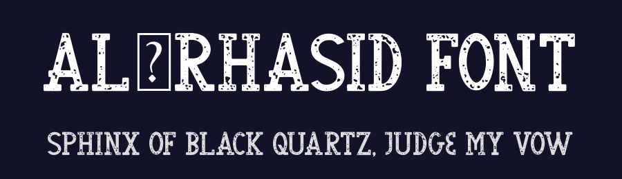 Al’Rhasid Font by RHID TYPE — Slab Serif Font — thumbnail 2
