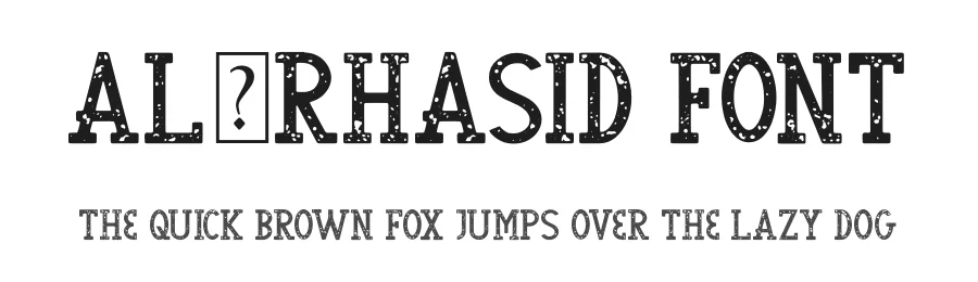 Al’Rhasid Font by RHID TYPE — Slab Serif Font