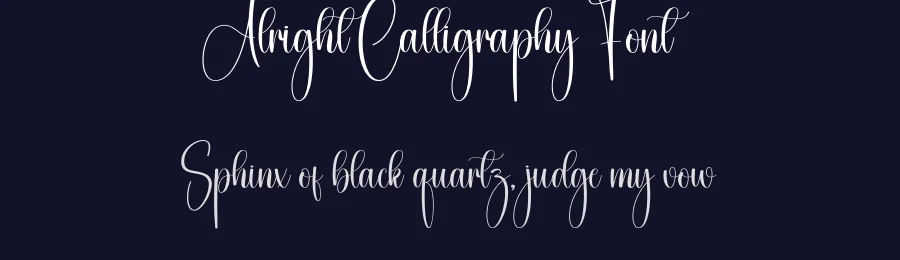 Alright Calligraphy Font by creativeletter — Script Handwritten Font — thumbnail 2