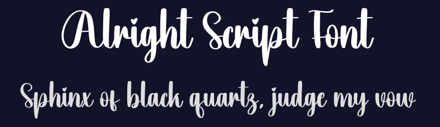 Alright Script Font by creativeletter — Script Handwritten Font — thumbnail 2