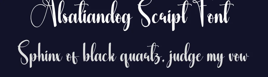 Alsatiandog Script Font by creativeletter — Script Handwritten Font — thumbnail 2