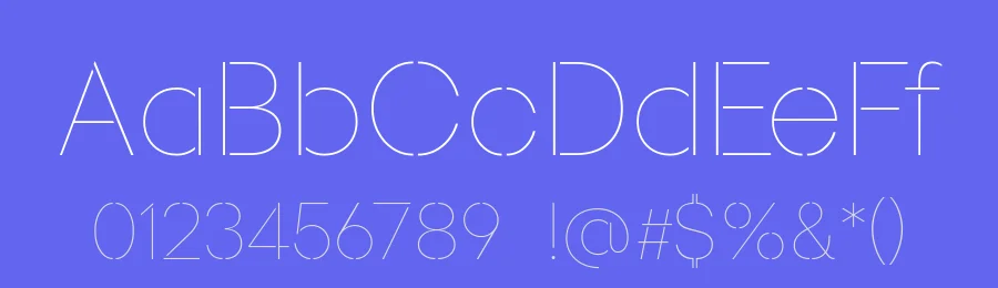 ALT Klarinet Font Family by Giulia Boggio — Sans Serif Font — thumbnail 3