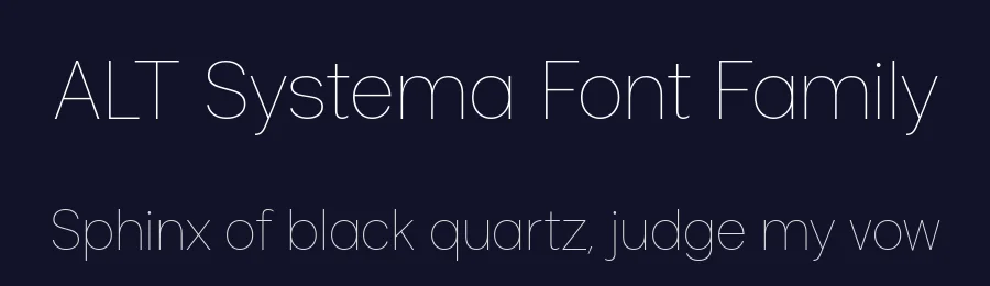 ALT Systema Font Family by 99designs — Decorative Font — thumbnail 2