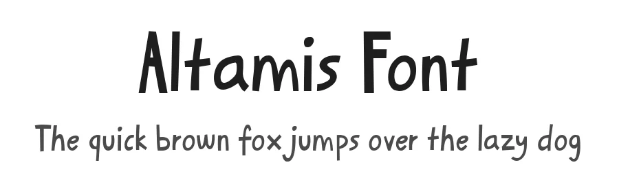 Altamis Font by Ketapel — Display Font