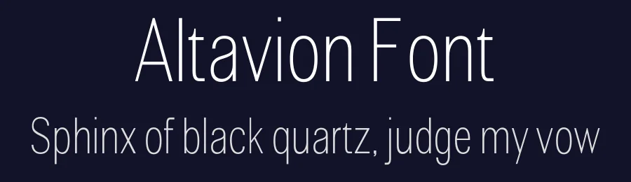 Altavion Font by Mantype Studio — Sans Serif Font — thumbnail 2