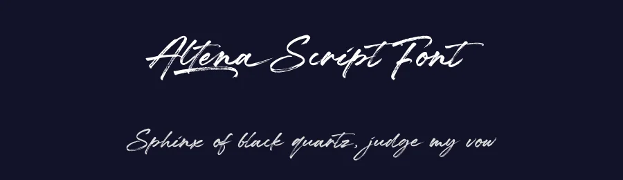 Altena Script Font by NUGS — Script Handwritten Font — thumbnail 2