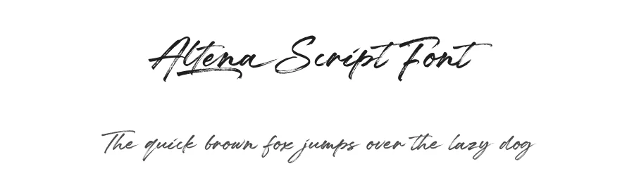 Altena Script Font by NUGS β Script Handwritten Font