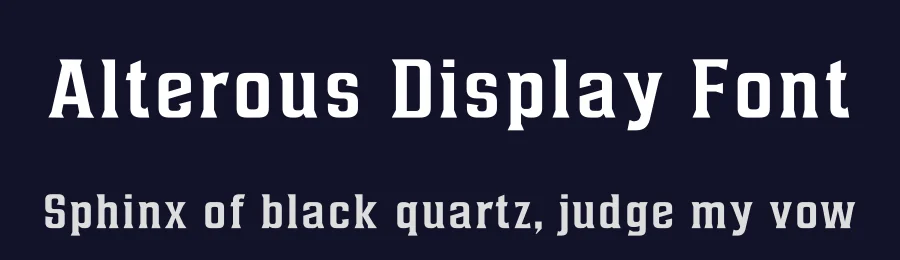 Alterous Display Font by SevenType — Display Font — thumbnail 2