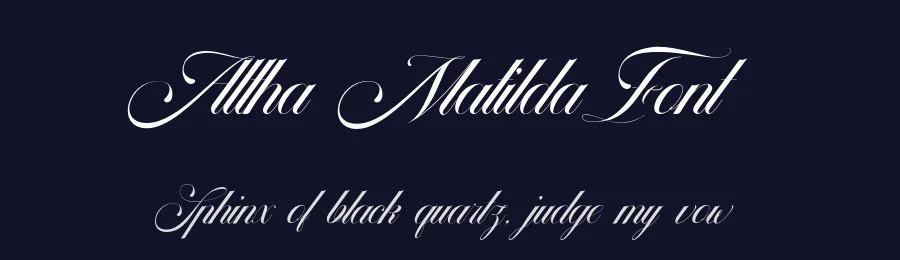 Altha Matilda Font by Graphicxell — Script Handwritten Font — thumbnail 2