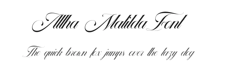 Altha Matilda Font by Graphicxell — Script Handwritten Font