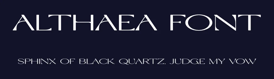 Althaea Font by vpcreativeshop — Display Font — thumbnail 2
