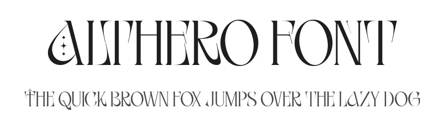 Althero Font by Inviline.co β Decorative Font