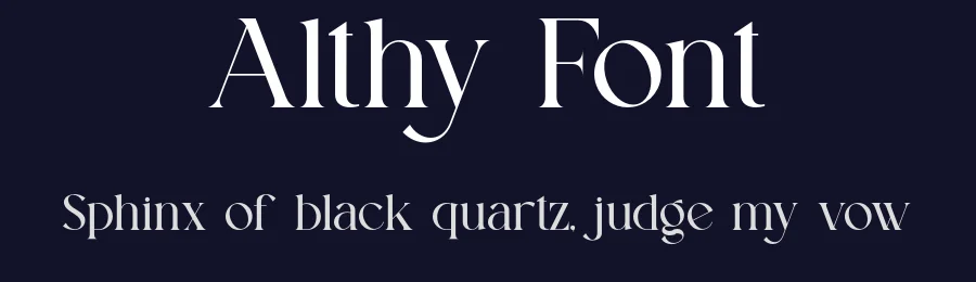 Althy Font by SlideShoot — Serif Font — thumbnail 2