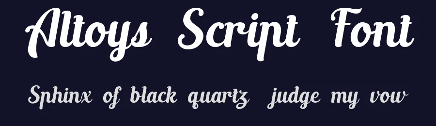 Altoys Script Font by Alit Design — Script Handwritten Font — thumbnail 2