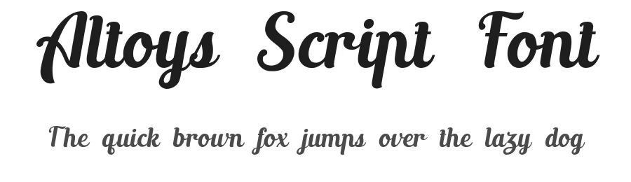 Altoys Script Font by Alit Design — Script Handwritten Font