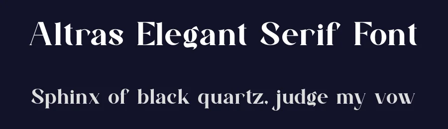 Altras Elegant Serif Font by ErmediaStudio — Serif Font — thumbnail 2