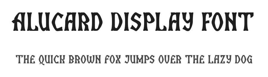 Alucard Display Font by Dantype — Display Font