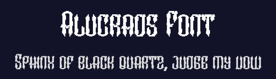 Alucrads Font by Dhabee — Display Font — thumbnail 2