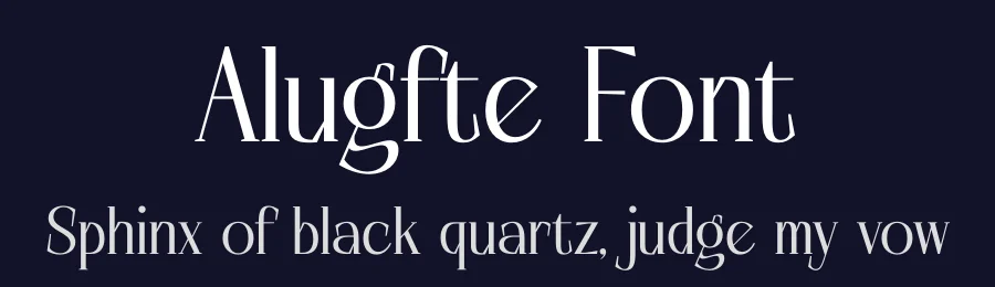 Alugfte Font by timelesstype.co — Serif Font — thumbnail 2